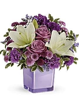 Pleasing Purple Bouquet | Mixed Bouquets | Same Day Flower Delivery | Teleflora