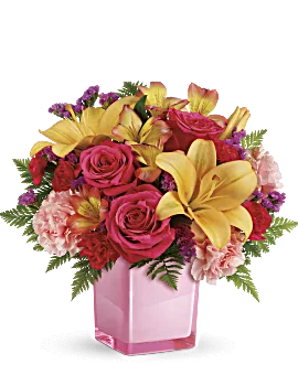 Pop Of Fun Bouquet | Mixed Bouquets | Same Day Flower Delivery | Pink | Teleflora