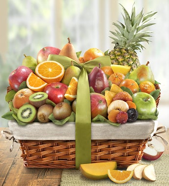 Premier Orchard Fruit Gift Basket - Deluxe