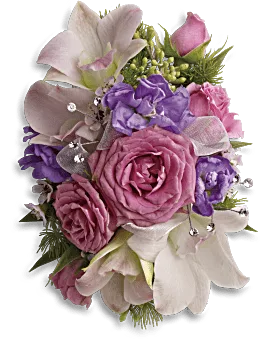 Purple Love Wristlet | Corsages | Same Day Flower Delivery | Teleflora