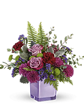Purple Serenity Bouquet | Roses | Same Day Flower Delivery | Teleflora