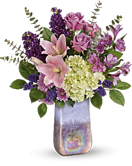Purple Swirls Bouquet | Mixed Bouquets | Same Day Flower Delivery | Teleflora