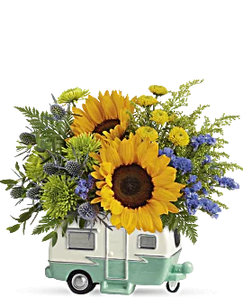 Retro Road Tripper Bouquet | Mixed Bouquets | Same Day Flower Delivery | Multi-Colored | Teleflora