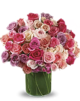 Rose Rapture Bouquet | Roses | Same Day Flower Delivery | Multi-Colored | Teleflora