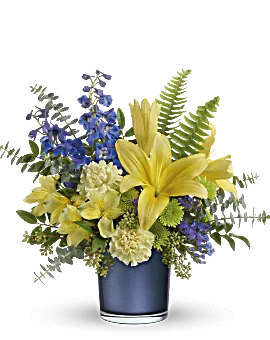 Sapphire Sunrise Bouquet | Mixed Bouquets | Same Day Flower Delivery | Multi-Colored | Teleflora
