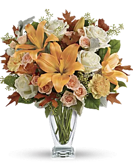 Seasonal Sophistication Bouquet | Mixed Bouquets | Same Day Flower Delivery | White | Teleflora