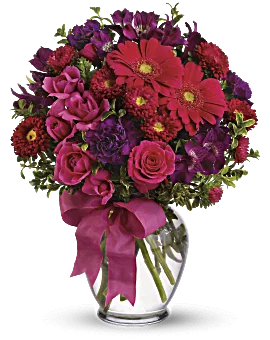 Secret Crush | Mixed Bouquets | Same Day Flower Delivery | Red | Teleflora