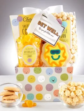 Sending Get Well Smiles Sweet Treats Gift Basket