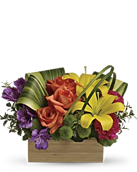 Shades Of Brilliance Bouquet | Mixed Bouquets | Same Day Flower Delivery | Multi-Colored | Teleflora