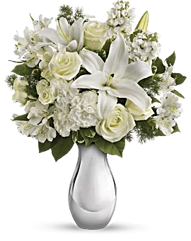 Shimmering White Bouquet | Mixed Bouquets | Same Day Flower Delivery | Teleflora