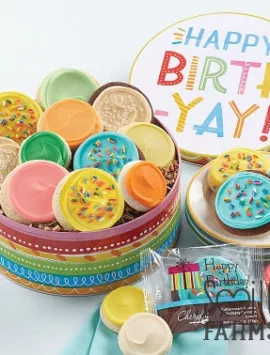 Smile Farms Birthday Gift Tin - Frosted Assortment