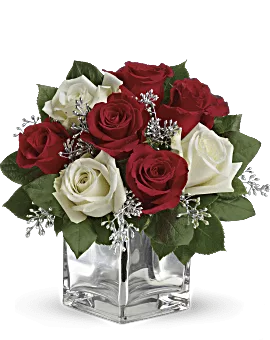 Snowy Night Bouquet | Roses | Same Day Flower Delivery | White | Teleflora