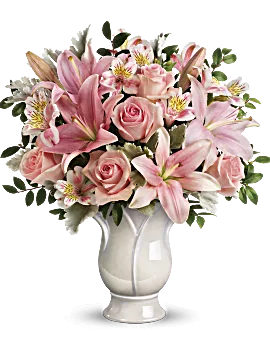 Soft And Tender Bouquet | Mixed Bouquets | Same Day Flower Delivery | Pink | Teleflora