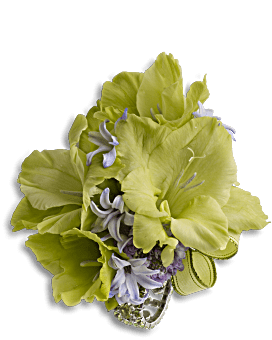 Soft Green Glamour Wristlet | Corsages | Same Day Flower Delivery | Teleflora