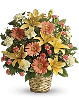 Soft Sentiments Bouquet | Mixed Bouquets | Same Day Flower Delivery | Orange | Teleflora