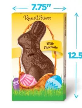 Solid Milk Chocolate Flatback Rabbit