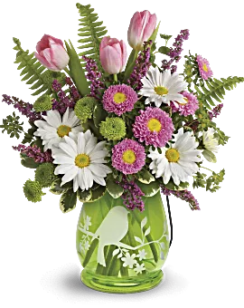 Songs Of Spring Bouquet | Mixed Bouquets | Same Day Flower Delivery | Multi-Colored | Teleflora