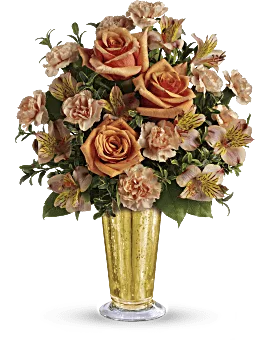 Southern Belle Bouquet | Mixed Bouquets | Same Day Flower Delivery | Orange | Teleflora