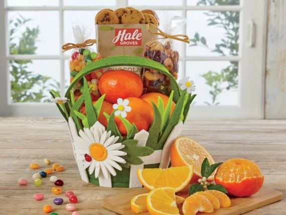 Spring Flowers Basket