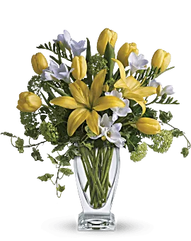 Spring Rhapsody Bouquet | Mixed Bouquets | Same Day Flower Delivery | Yellow | Teleflora