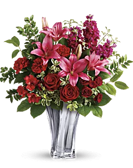 Sterling Love Bouquet | Mixed Bouquets | Same Day Flower Delivery | Red | Teleflora