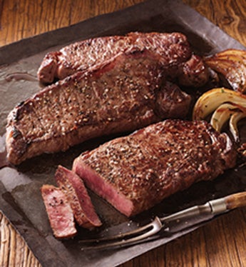 Stock Yards New York Strip Steak USDA Prime 8Oz 4 Count