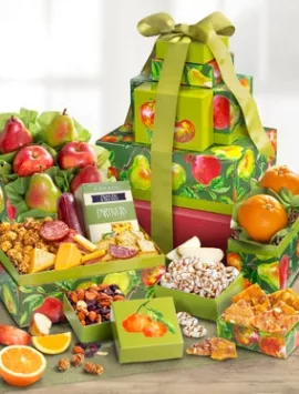 Succulent Fruit & Snacks Tower - Deluxe
