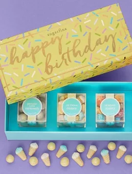 Sugarfina Happy Birthday Candy Bento Box 3Pc
