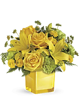 Sunny Mood Bouquet | Mixed Bouquets | Same Day Flower Delivery | Yellow | Teleflora