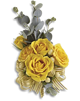 Sunswept Corsage | Corsages | Same Day Flower Delivery | Yellow | Teleflora