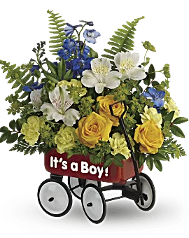 Sweet Little Wagon Bouquet | Mixed Bouquets | Same Day Flower Delivery | Multi-Colored | Teleflora
