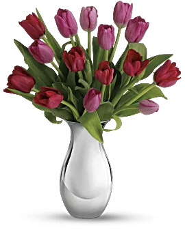 Sweet Surrender Bouquet | Tulips | Same Day Flower Delivery | Red | Teleflora