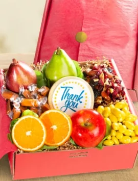 Thank You Fresh Fruit & Sweets Gift Box