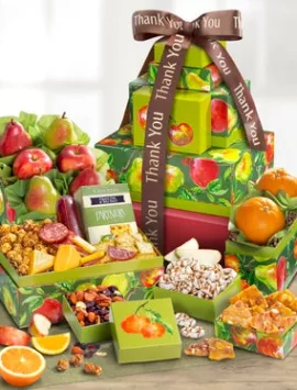 Thank You Succulent Fresh Fruit Tower - Deluxe