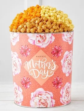 The Popcorn Factory Blooms For Mom 3.5G 3Flavor Tin 3 Flv