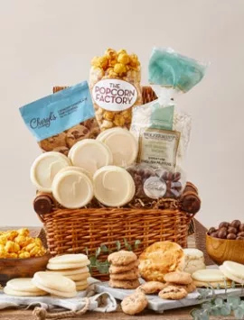 The Signature Collection Gift Basket With Cookies - Deluxe