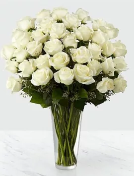 The White Rose Bouquet - 36 Stems