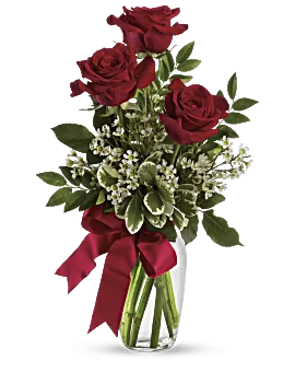 Thoughts Of You Bouquet With Red Roses | Same Day Flower Delivery | Teleflora