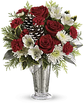 Timeless Cheer Bouquet | Mixed Bouquets | Same Day Flower Delivery | White | Teleflora