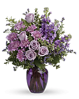 Together At Twilight Bouquet | Mixed Bouquets | Same Day Flower Delivery | Purple | Teleflora