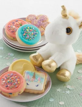Unicorn Plush And Cookies