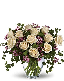 Victorian Romance Bouquet | Roses | Same Day Flower Delivery | Purple | Teleflora