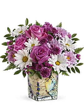 Vintage Butterfly Bouquet | Mixed Bouquets | Same Day Flower Delivery | Multi-Colored | Teleflora