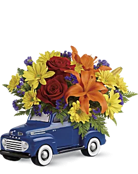 Vintage Ford Pickup Bouquet | Mixed Bouquets | Same Day Flower Delivery | Multi-Colored | Teleflora