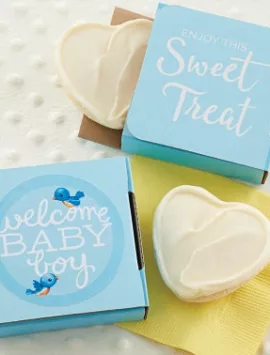 Welcome Baby Boy Cookie Card