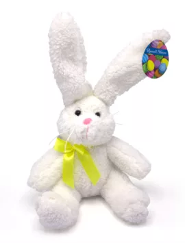 White Easter Bunny Stuffed Animal - 7" | Easter Plush Dolls | By Russell Stover - Flowerica®