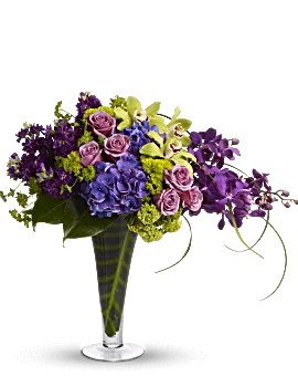 Your Majesty Bouquet | Mixed Bouquets | Same Day Flower Delivery | Purple | Teleflora