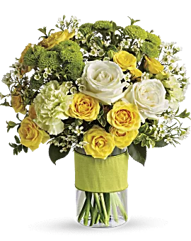 Your Sweet Smile Bouquet | Roses | Same Day Flower Delivery | Yellow | Teleflora